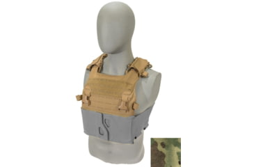 Image of Raptor Tactical GHOST MK2 Plate Carrier, MOLLE/Velcro, Large, MultiCam, RT-GHOST2-MC-L
