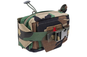 Image of Raptor Tactical Individual First Aid Kits IFAK, Vertical Panel, Woodland, IFAK-M81-VT
