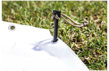 Image of Raptor Tactical Nail Vibra Stakes, Black, RT-NVST