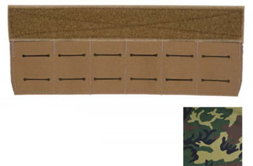 Image of Raptor Tactical ODIN Belt Extension 2-Row Panel, Woodland, 2x6, RT-EXT2-WD-2x6