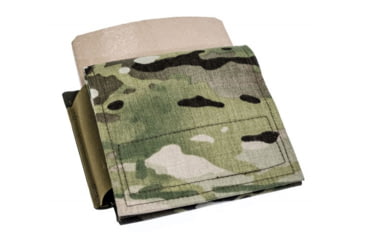 Image of Raptor Tactical Side Plate Pockets, MOLLE/Velcro, 5.5L x 6.5W, MultiCam, RT-SPP-MC-5.5x6