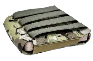 Image of Raptor Tactical Side Plate Pockets, MOLLE/Velcro, 5.5L x 6.5W, MultiCam, RT-SPP-MC-5.5x6