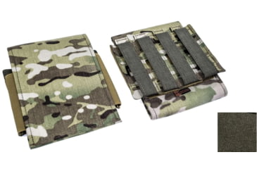 Image of Raptor Tactical Side Plate Pockets, MOLLE/Velcro, 7x8 in, Ranger Green, RT-SPP-RG-8x7