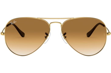 Image of Ray-Ban Aviator Large Metal RB3025 Sunglasses, Arista Crystal Brown Gradient, RB3025 001/51-5514