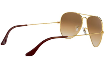 Image of Ray-Ban Aviator Large Metal RB3025 Sunglasses, Arista Crystal Brown Gradient, RB3025 001/51-5514