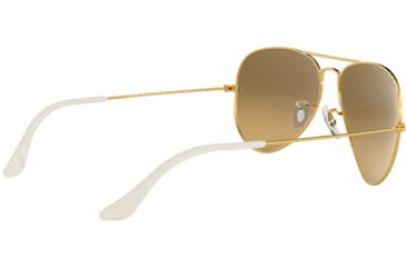 Image of Ray-Ban Aviator Large Metal RB3025 Sunglasses, Arista Crystal Brown Mirror Silver Gradient, RB3025 001/3K-5514