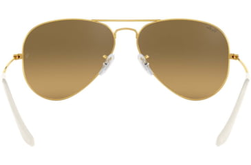 Image of Ray-Ban Aviator Large Metal RB3025 Sunglasses, Arista Crystal Brown Mirror Silver Gradient, RB3025 001/3K-5514