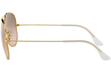 Image of Ray-Ban Aviator Large Metal RB3025 Sunglasses, Arista Frame, Crystal Pink Silver Mirror 55 mm Lenses, 001-3E-5514