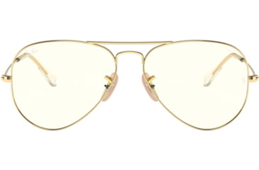 Image of Ray-Ban Aviator Large Metal RB3025 Sunglasses, Arista, 55, RB3025-001-5F-55