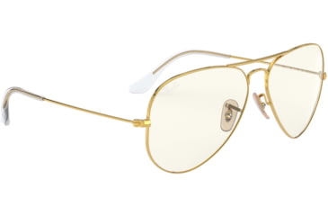 Image of Ray-Ban Aviator Large Metal Sunglasses RB3025 001/5F-55 - , Photo grey Lenses