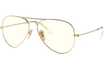 Image of Ray-Ban Aviator Large Metal Sunglasses RB3025 001/5F-55 - , Photo grey Lenses