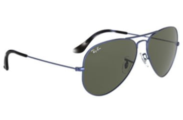 Image of Ray-Ban Aviator Large Metal Sunglasses RB3025 918731-55 - , Green Lenses