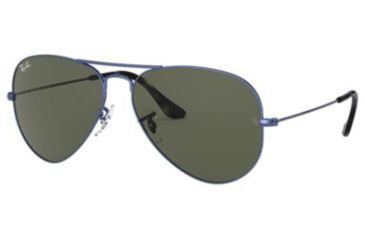 Image of Ray-Ban Aviator Large Metal Sunglasses RB3025 918731-55 - , Green Lenses