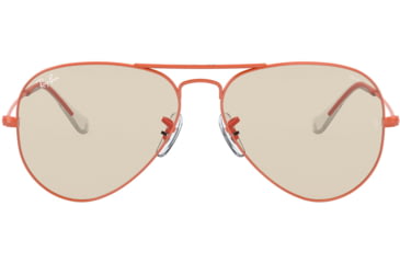 Image of Ray-Ban Aviator Large Metal Sunglasses RB3025 9221T2-55 - , photo evolve brown /grey Lenses