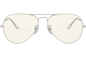 Image of Ray-Ban Aviator Large Metal Sunglasses RB3025 9223BL-55 - , Photo Grey/blue Light Filter Lenses