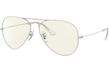 Image of Ray-Ban Aviator Large Metal RB3025 Sunglasses, Light Gray, 55, RB3025-9223BL-55