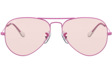 Image of Ray-Ban Aviator Large Metal Sunglasses RB3025 9224T5-55 - , photo evolve pink/violet Lenses