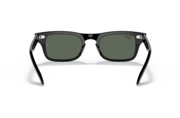 Image of Ray-Ban Burbank JR RJ9083S Sunglasses, Dark Green Lenses, Black, 43, RJ9083S-100-71-43
