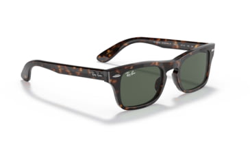 Image of Ray-Ban Burbank JR RJ9083S Sunglasses, Dark Green Lenses, Havana, 43, RJ9083S-710271-43