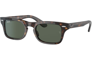 Image of Ray-Ban Burbank JR RJ9083S Sunglasses, Dark Green Lenses, Havana, 43, RJ9083S-710271-43
