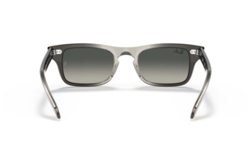 Image of Ray-Ban Burbank JR RJ9083S Sunglasses, Gradient Grey Lenses, Transparent Grey, 43, RJ9083S-710411-43