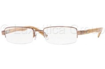 Image of Ray-Ban Eyeglass Frames RX8588 1033-5218 - Light Brown Gloss 
