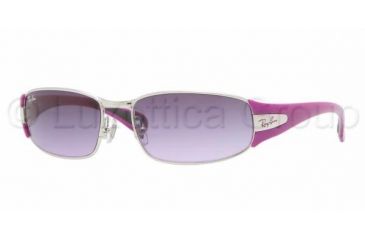 Image of Ray-Ban Junior RJ 9522S Sunglasses Styles - Shiny Silver Frame / Violet Gradient Lenses, 212-90-5315