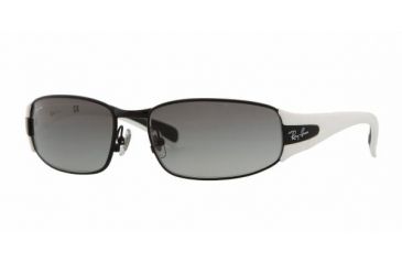 Image of Ray-Ban Junior RJ 9522S Sunglasses Styles - White Frame / Gray Gradient Lenses, 220-11-5315