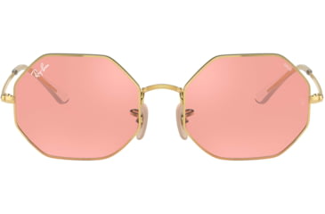 Image of Ray-Ban Octagon 1972 Sunglasses 001/3E-54 - , Photo pink mirror grey Lenses