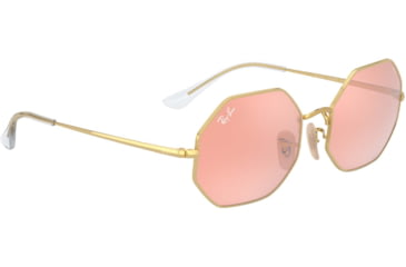 Image of Ray-Ban Octagon 1972 Sunglasses 001/3E-54 - , Photo pink mirror grey Lenses