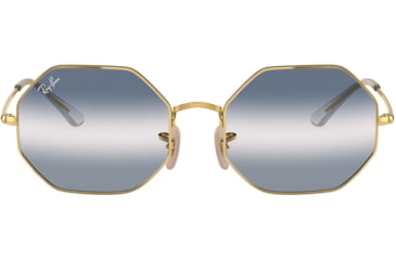 Image of Ray-Ban Octagon 1972 Sunglasses 001/GA-54 - , Clear Gradient Blue Lenses