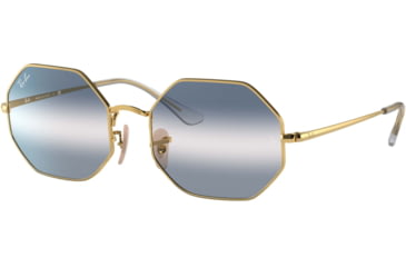 Image of Ray-Ban Octagon RB1972 Sunglasses, Arista, Clear Gradient Blue, 54, RB1972-001-GA-54