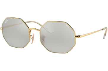 Image of Ray-Ban Octagon RB1972 Sunglasses, Arista, Photo Grey Mirror Grey, 54, RB1972-001-W3-54