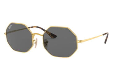 Image of Ray-Ban OCTAGON RB1972 Sunglasses 9150B1-54 - , Dark Grey Lenses