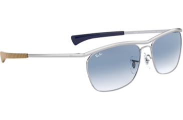 Image of Ray-Ban OLYMPIAN II DELUXE RB3619 Sunglasses 003/3F-60 - , Clear Gradient Blue Lenses