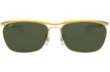 Image of Ray-Ban OLYMPIAN II DELUXE RB3619 Sunglasses 919631-60 - , G-15 Green Lenses