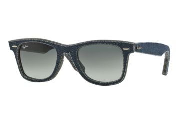 Image of Ray-Ban Original Wayfarer Sunglasses RB2140 116371-50 - Jeans Frame, Grey Gradient Dark Grey Lenses