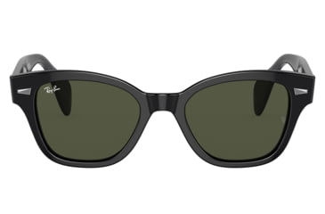 Image of Ray-Ban RB0880S Sunglasses, Black Frame, Green Lens, 49, RB0880S-901-31-49