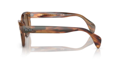 Image of Ray-Ban RB0880S Sunglasses, Transparent Brown Frame, Brown Polarized Lens, 49, RB0880S-664057-49