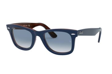 Image of Ray-Ban RB2140F Sunglasses 12783F-52 - , Clear Gradient Blue Lenses