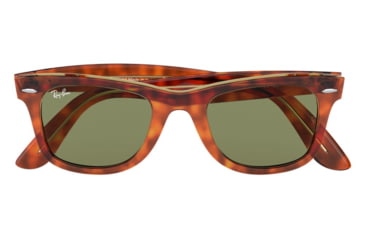 Image of Ray-Ban RB2140F Sunglasses 12934E-52 - , Bottle Green Lenses