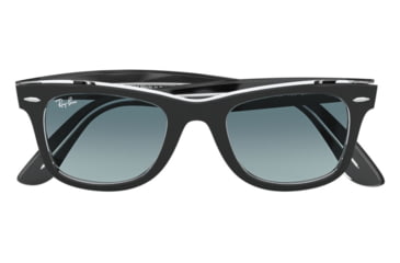 Image of Ray-Ban RB2140F Sunglasses 12943M-52 - , Blue Gradient Grey Lenses
