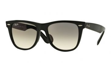 Image of Ray-Ban RB2140F Sunglasses 901/32-52 - Black Frame, Crystal Grey Gradient Lenses