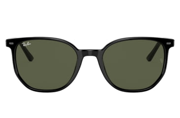 Image of Ray-Ban RB2197 Elliot Sunglasses, Black Frame, Green Lens, 50, RB2197-901-31-50
