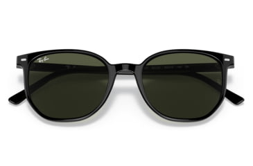 Image of Ray-Ban RB2197 Elliot Sunglasses, Black Frame, Green Lens, 50, RB2197-901-31-50