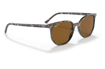 Image of Ray-Ban RB2197 Elliot Sunglasses, Havana Brown Grey Frame, Brown Lens, Polarized, 50, RB2197-135757-50
