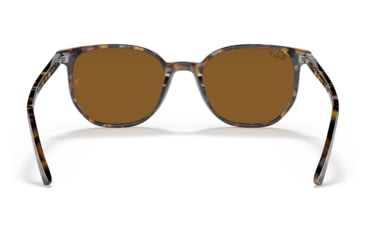 Image of Ray-Ban RB2197F Elliot Sunglasses, Brown/Grey Havana Frame, Brown Lens, Polarized, Asian Fit, 54, RB2197F-135757-54