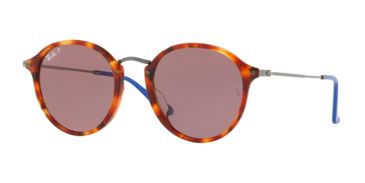 Image of Ray-Ban RB2447F Sunglasses 1245W0-49 - Red Havana Frame