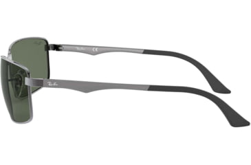Image of Ray-Ban RB3498 Sunglasses 004/71-6417 - Gunmetal Frame, Green Lenses