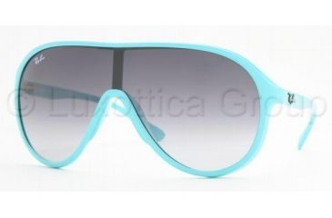 Image of Ray-Ban RB4077 Sunglasses 749/8G-0132 - Shiny Turquoise Gray Gradient